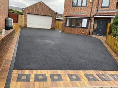 New tramac block paved driveway local company Chertsey