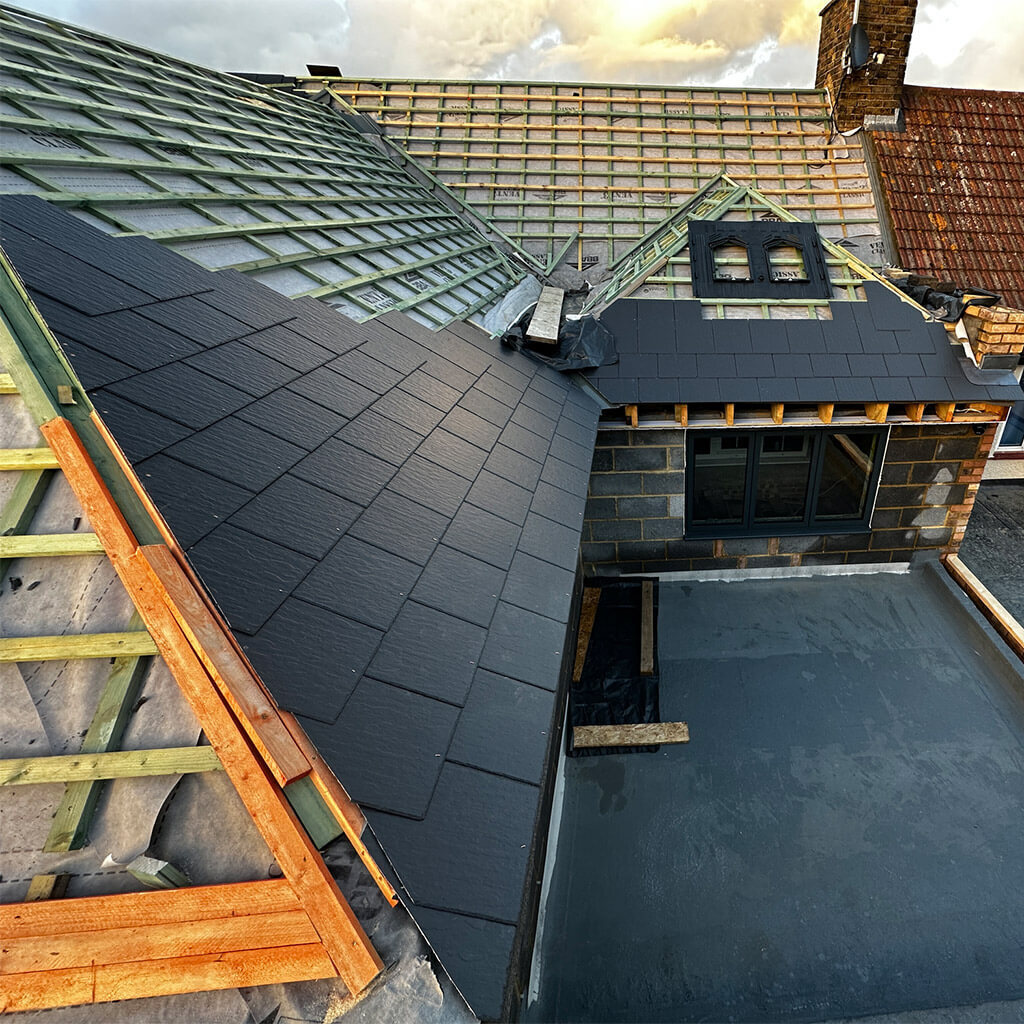 Slate roof repair Chertsey